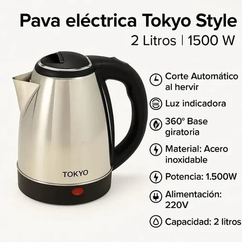 Pava Eléctrica 2L